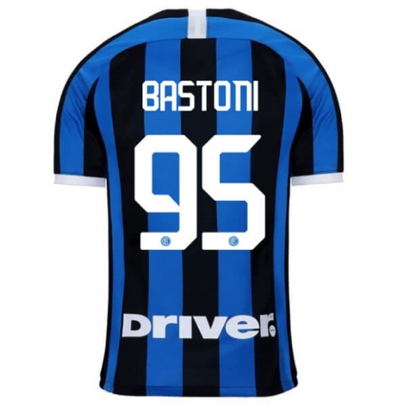 Vendita Maglia Inter Milan NO.95 Bastoni Home 2019/20 Blu online